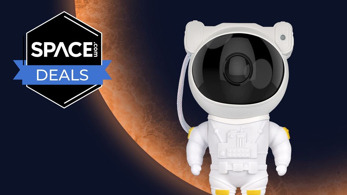 Zaoszczędź 20% na naszym ulubionym projektorze gwiazd w kształcie astronautów