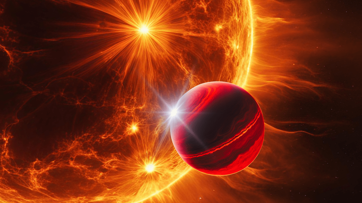Exoplanet z żelaznym deszczem ma gwałtowne wiatry „jak coś z science fiction”
